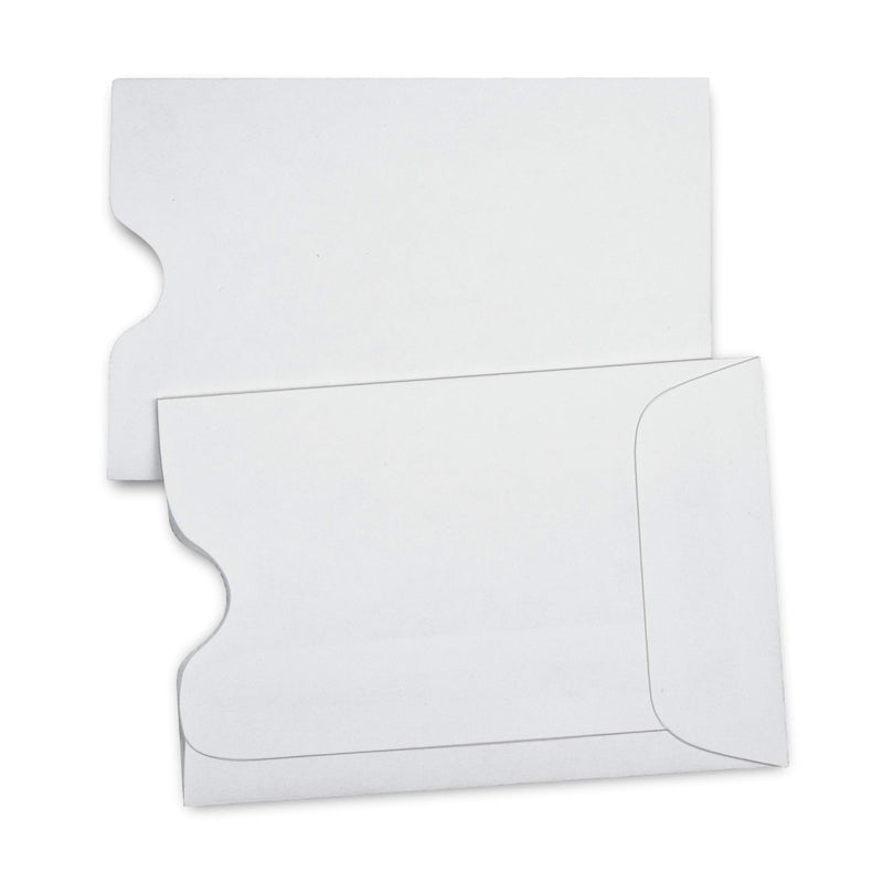 Guardian Gift Card Sleeves Pack of 500 Blank Key Card Sleeves Use as Credit Card Holder or Hotel Key Card Envelopes 2 Inches x 3 Inches White